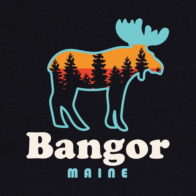 Bangor Maine Moose Bangor City Forest Outdoors by PodDesignShop